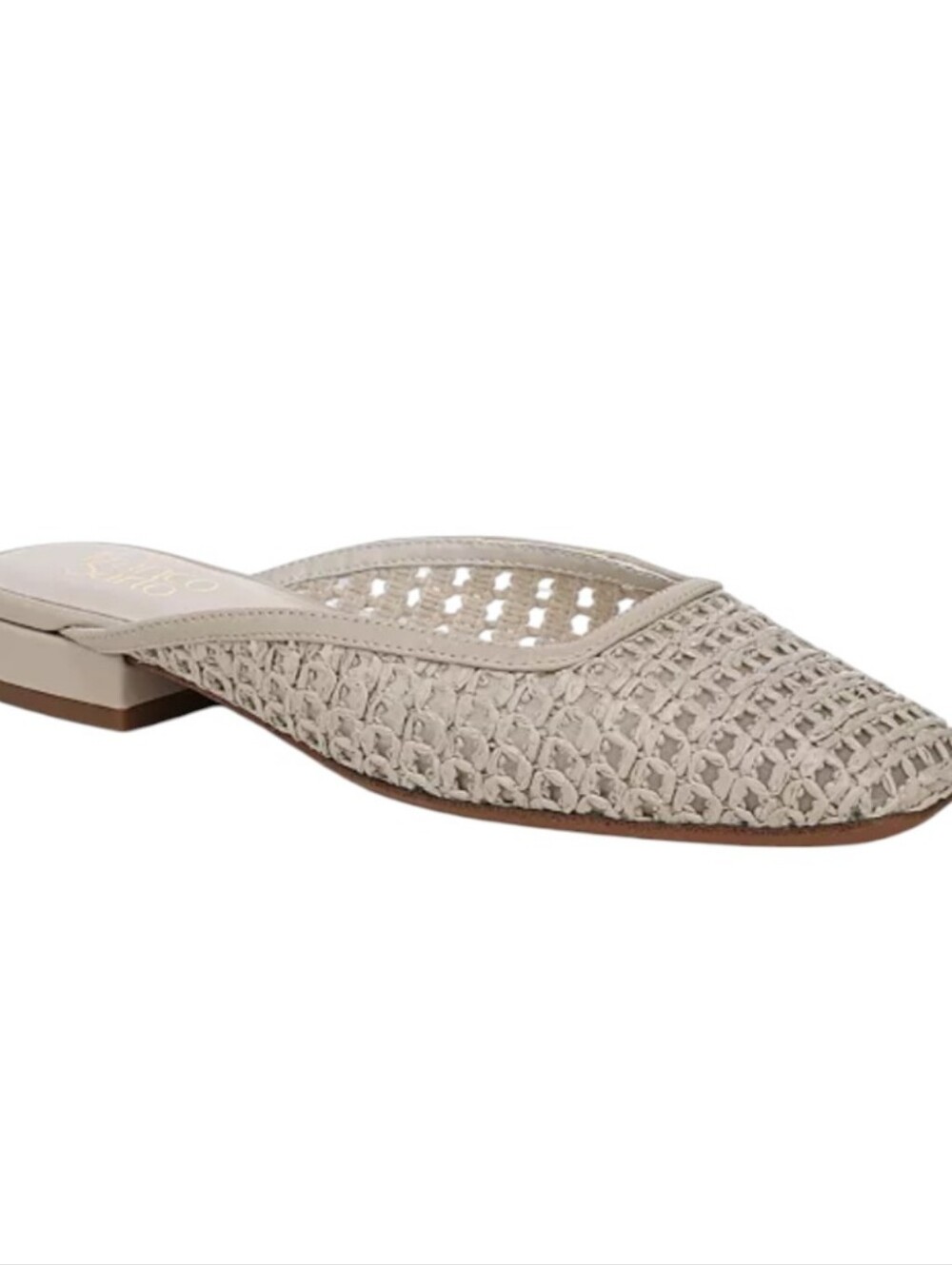 Franco Sarto Women's Dayla 2 woven mules in alabaster white..... Size 7.5